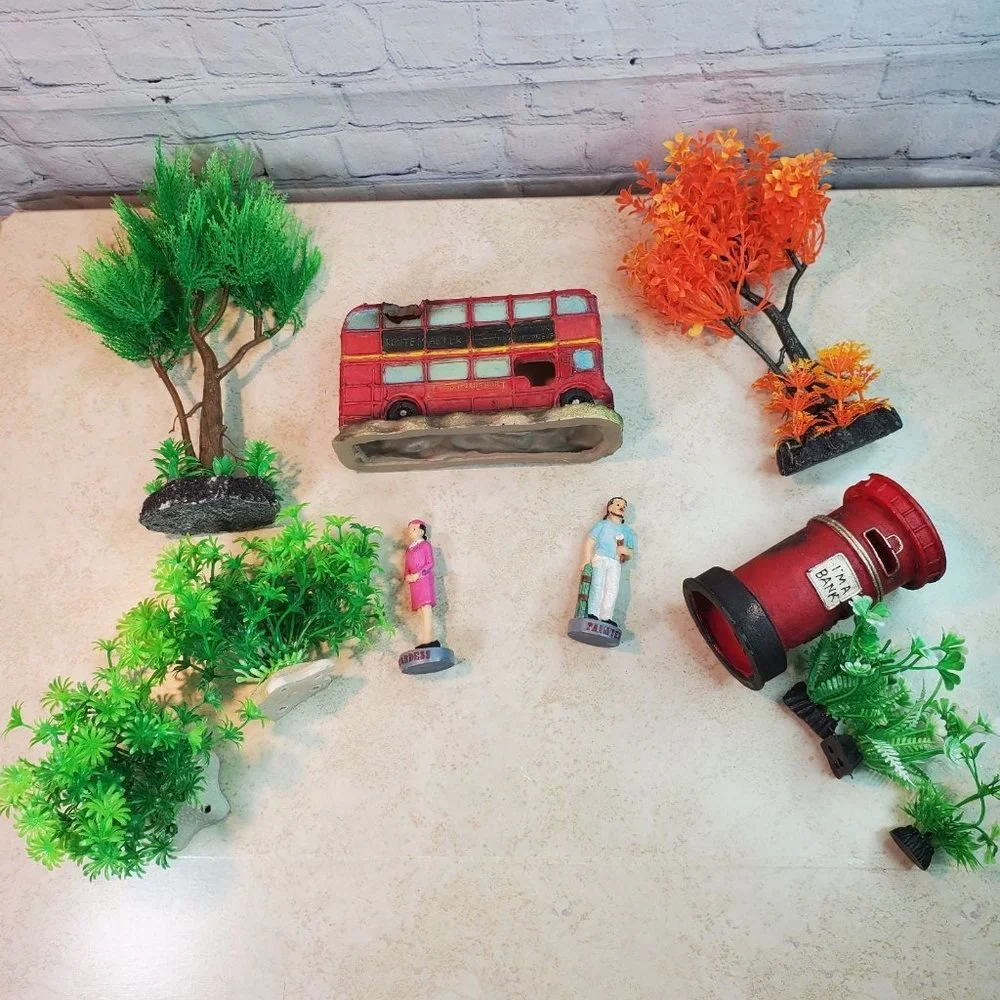 BUMIEWS Aquarium Fish Tank Decoration